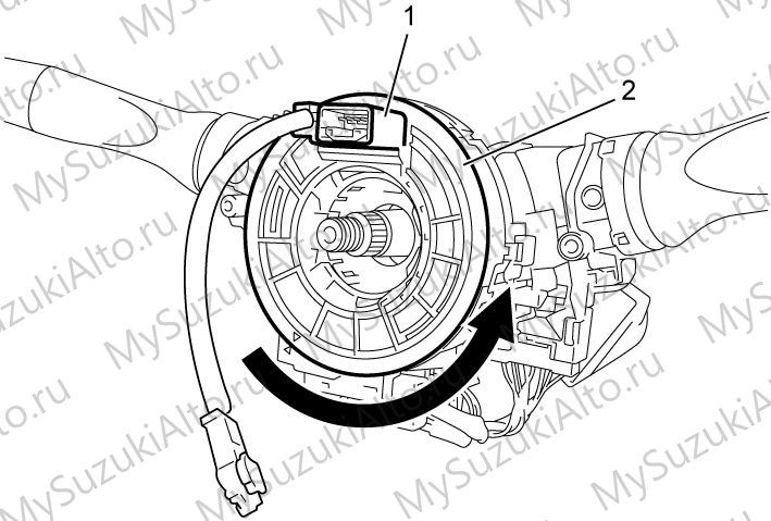 Centering contact coil