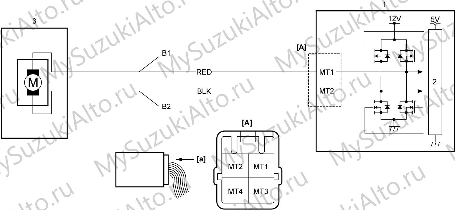 Код C1141 / C1142 / C1143 / C1145: проверка цепи