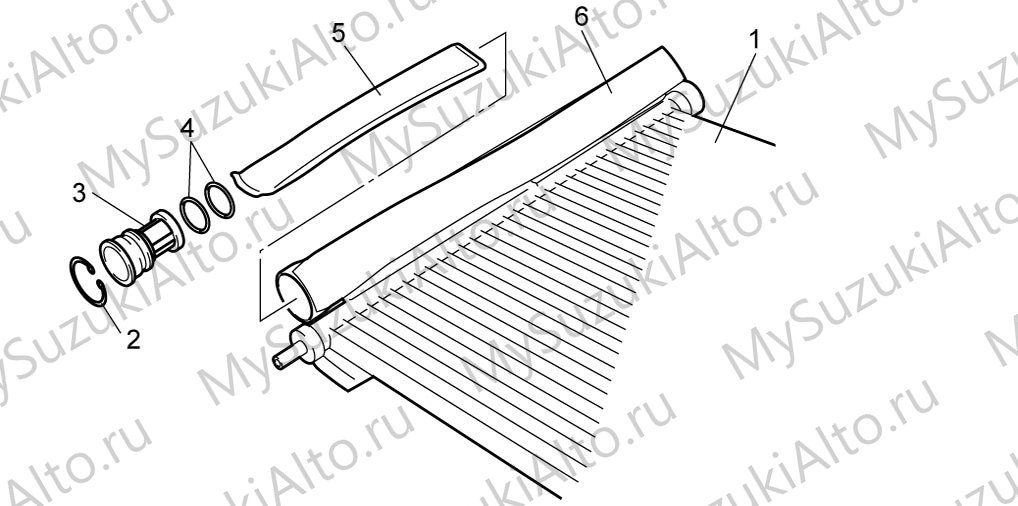 Receiver desiccant: снятие и установка
