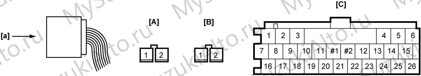 Код B1060-14/B1060-15: проверка цепи — илл. 2