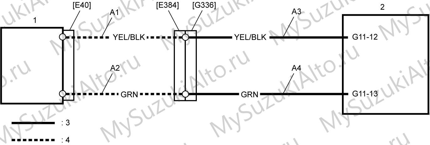 Код B1090-01/B1090-95: проверка цепи